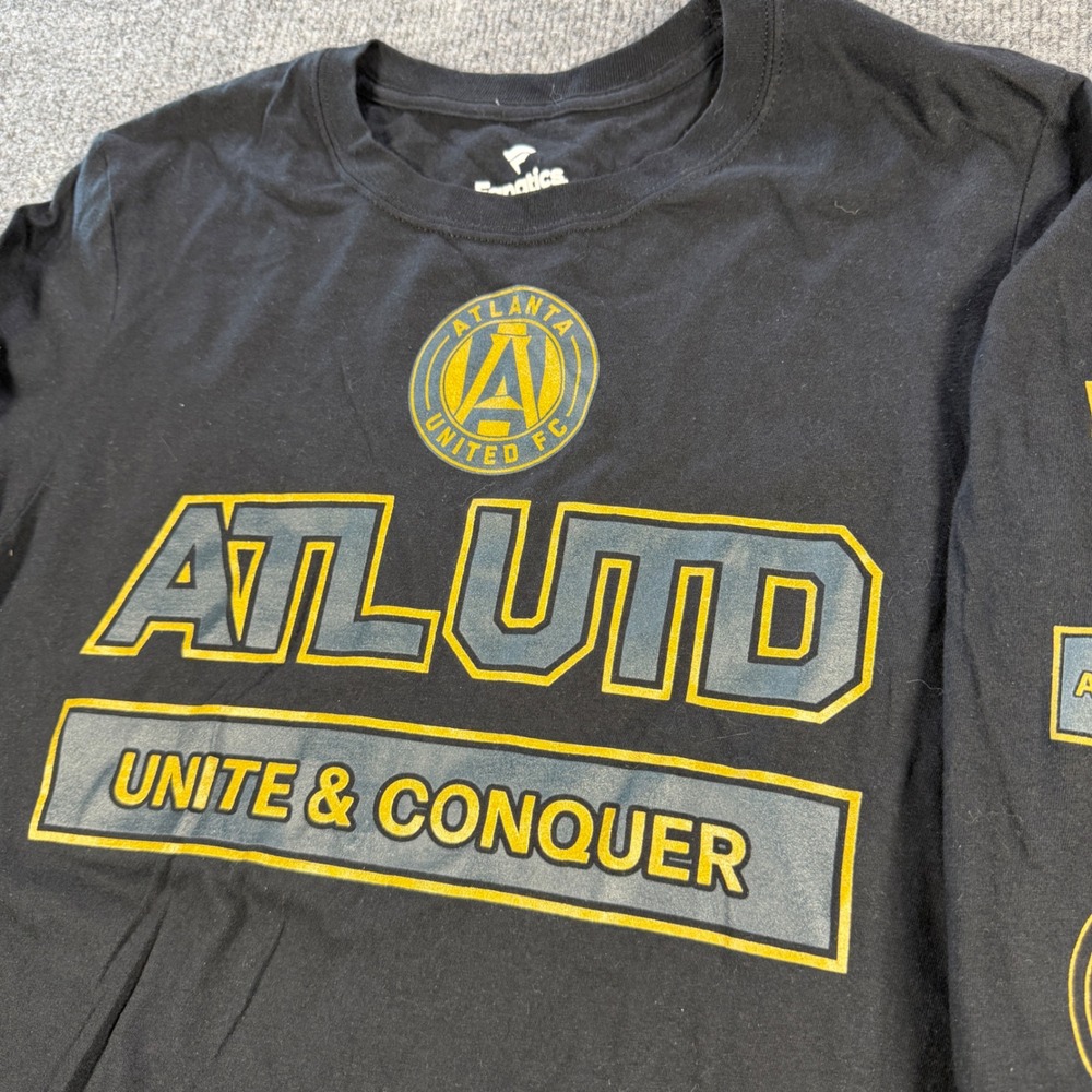 Fanatics Atlanta United FC Long Sleeve Cotton Black Small Gorpcore